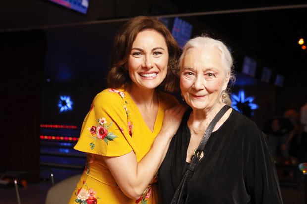 Laura Benanti, who plays Eliza Doolittle, with Rosemary Harris, who plays Mrs. Higgins.