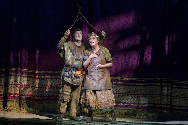 Nathan Lane and Kristine Nielsen star in Gary: A Sequel to Titus Andronicus.