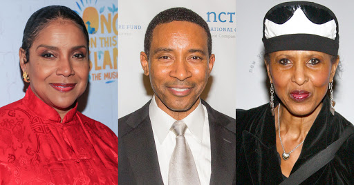 Phylicia Rashad, Charles Randolph-Wright, and Nona Hendryx, three members of the creative team for Blue on Broadway.