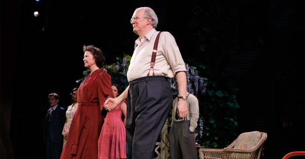 Annette Bening and Tracy Letts take their bow as All My Sons opens on Broadway.