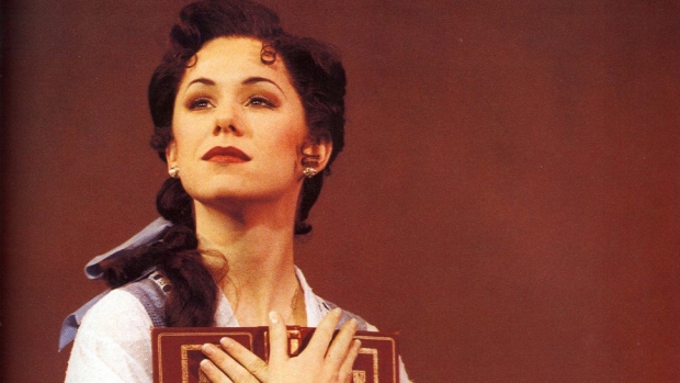 Susan Egan as Belle in the original Broadway production of Disney&#39;s Beauty and the Beast.