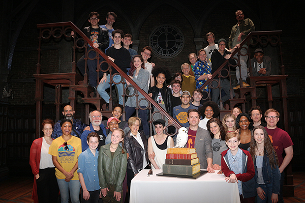 The full Year Two company of Harry Potter and the Cursed Child on Broadway.