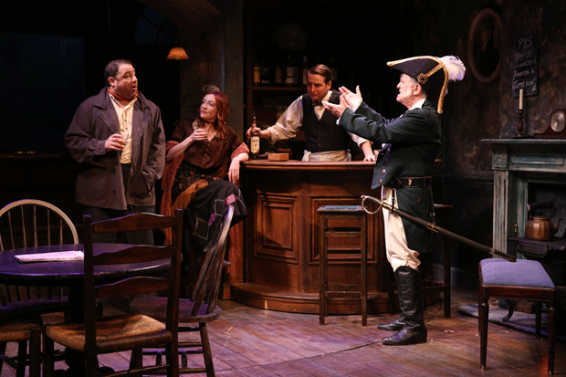 Michael Mellamphy, Sarah Street, Harry Smith, and Robert Langdon Lloyd in The Plough and the Stars.