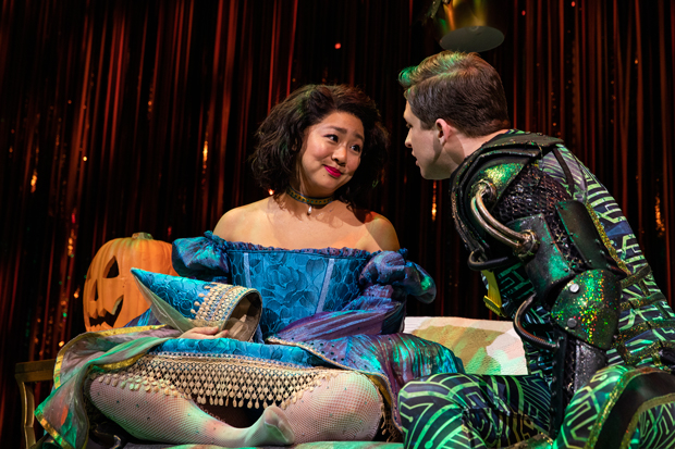 Stephanie Hsu and Will Roland in Be More Chill, which only received one nomination, for Joe Iconis&#39;s score.