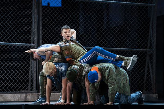 Adam Soniak plays Action in the Lyric Opera production of West Side Story.