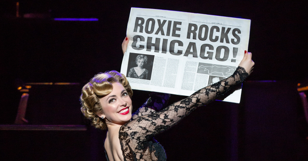 Desi Oakley as Roxie Hart in Chicago.
