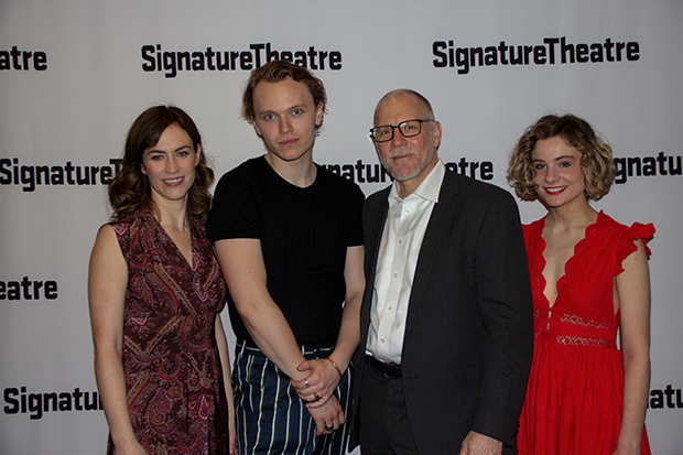 Maggie Siff, Gilles Geary, David Warshofsky, and Lizzy DeClement.