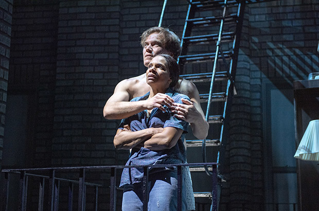 Audra McDonald and Michael Shannon in Frankie and Johnny in the Claire de Lune.