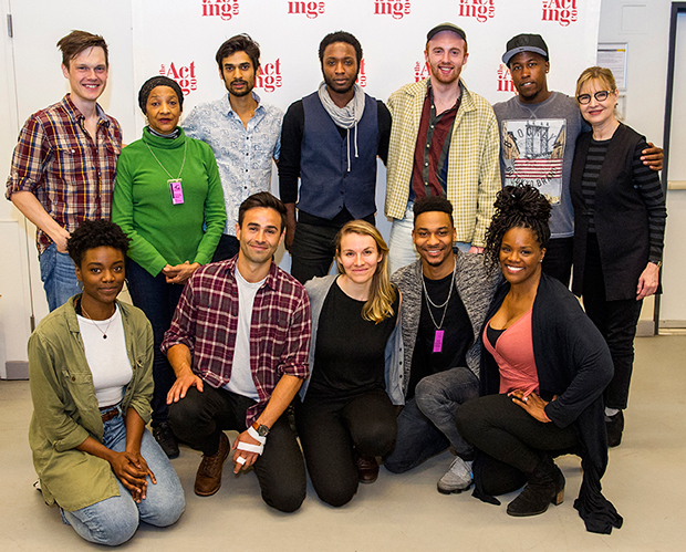 The cast and directors of the Acting Company&#39;s repertory productions of Native Son and Measure for Measure.