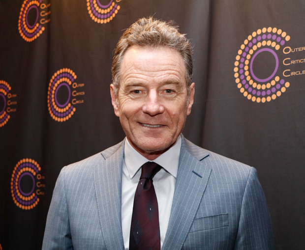 Bryan Cranston was named Outstanding Actor in a Play for his performance in Network.