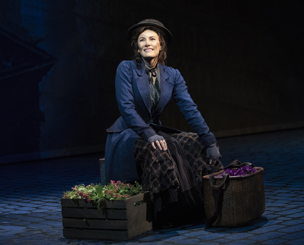 Laura Benanti stars as Eliza Doolittle in the Broadway revival of My Fair Lady.