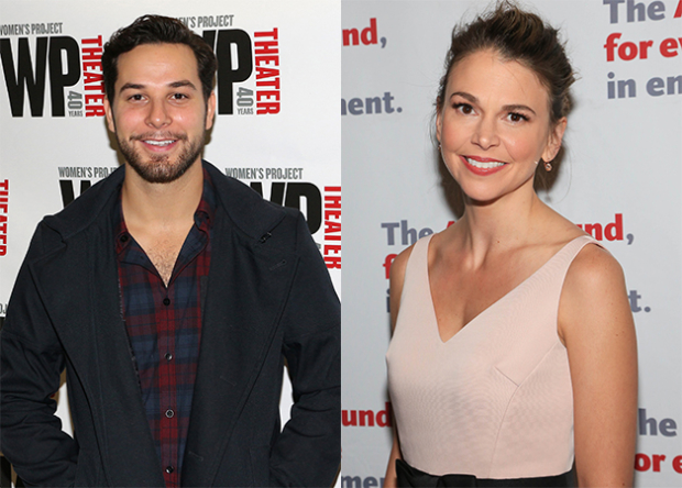 Skylar Astin and Sutton Foster will play the Baker and the Baker&#39;s Wife in the Hollywood Bowl production of Into the Woods. 