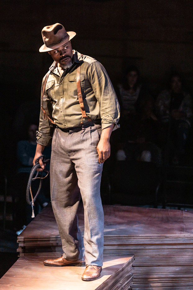 KenYatta Rogers plays Sykes in the &quot;Sweat&quot; episode of Spunk, directed by Timothy Douglas at Signature Theatre