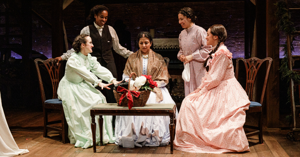 A scene from the Primary Stages production of Louisa May Alcott&#39;s Little Women, adapted for the stage by Kate Hamill.
