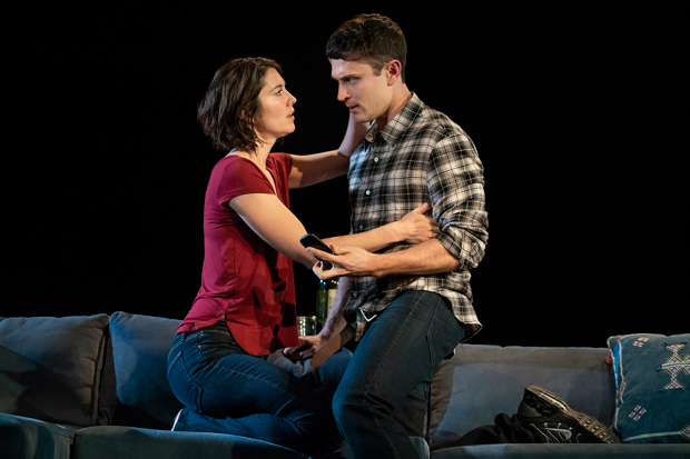 Mary Elizabeth Winstead and Colin Woodell star in Second Stage Theater&#39;s revival of Christopher Shinn&#39;s Dying City. 