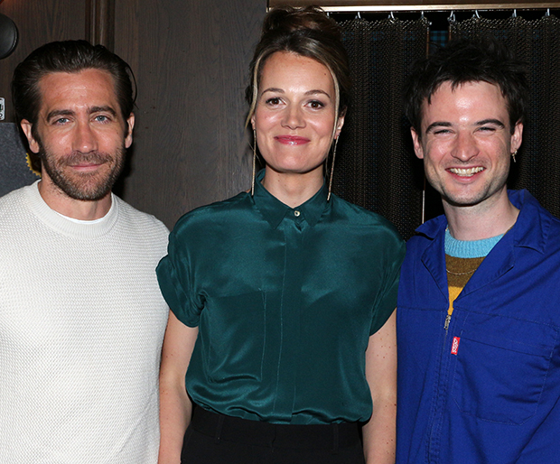 Jake Gyllenhaal and Tom Sturridge with director Carrie Cracknell.