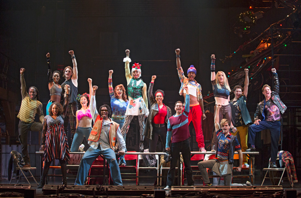 The cast of the 20th anniversary tour of Rent.