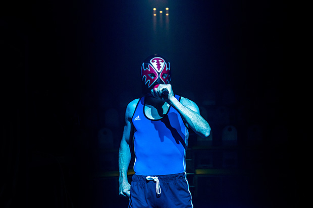 Gavin Jon Wright dons a lucha mask to play Danny Guthrie in Square Go.