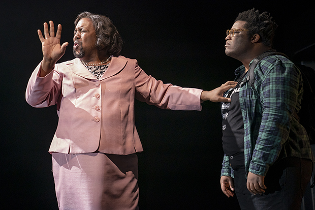 John-Andrew Morrison plays mom, and Larry Owens plays Usher in A Strange Loop.