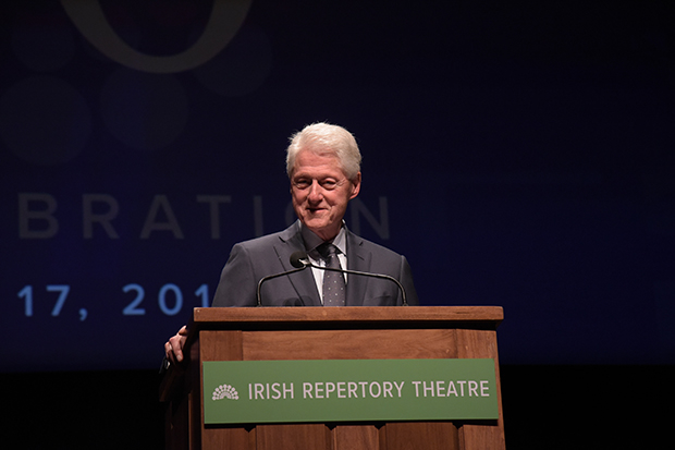 Former President Bill Clinton was honored.