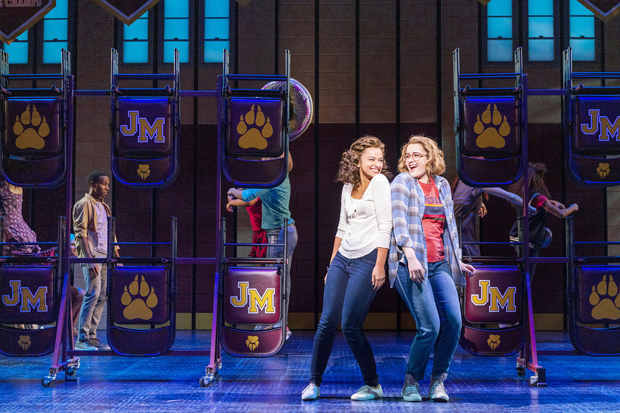 Isabelle McCalla and Caitlin Kinnunen star in The Prom on Broadway.
