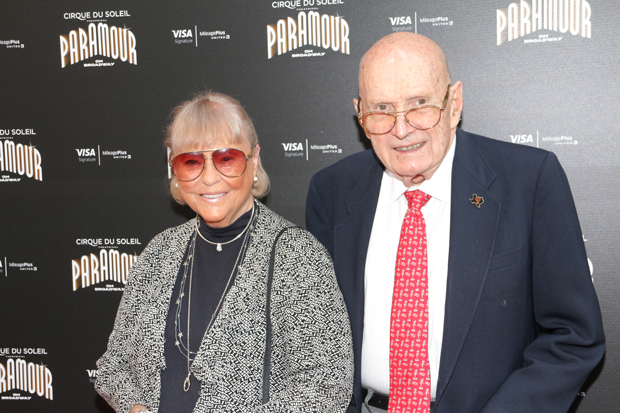 William F. Brown with his wife, Tina Tippit in 2016.