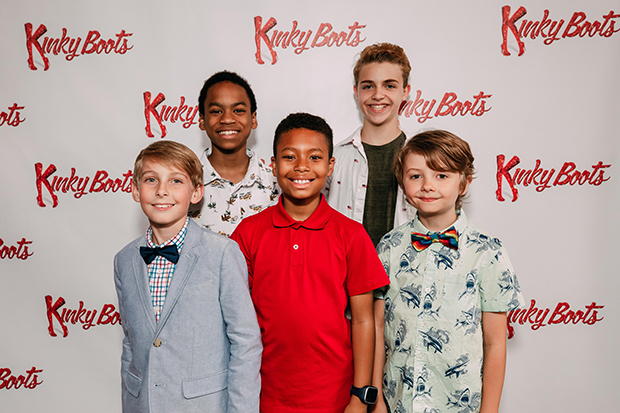 The kids of Kinky Boots on Broadway.