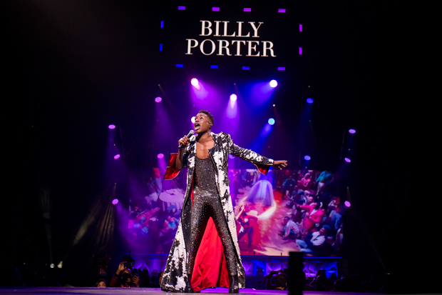 Billy Porter performing &quot;Home&quot; at the World Pride opening ceremony.