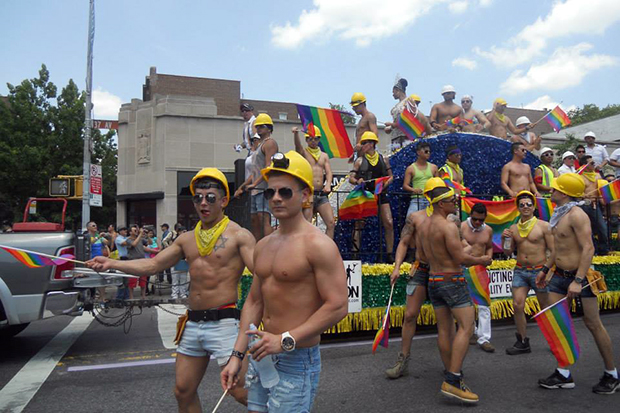 A scene from the 2012 Queens Pride Parade.