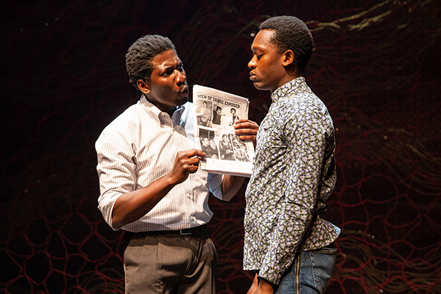 James Udom and Ato Blankson-Wood star in Chris Urch&#39;s The Rolling Stone, directed by Saheem Ali, for Lincoln Center Theater.