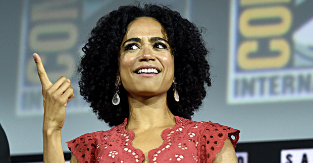 Lauren Ridloff at Comic-Con International.