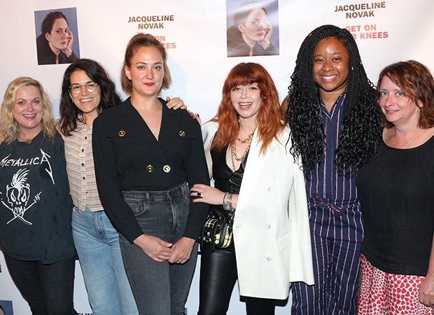 Amy Poehler, Abbi Jacobson, Jacqueline Novak, Natasha Lyonne, Phoebe Robinson, and Rachel Dratch.