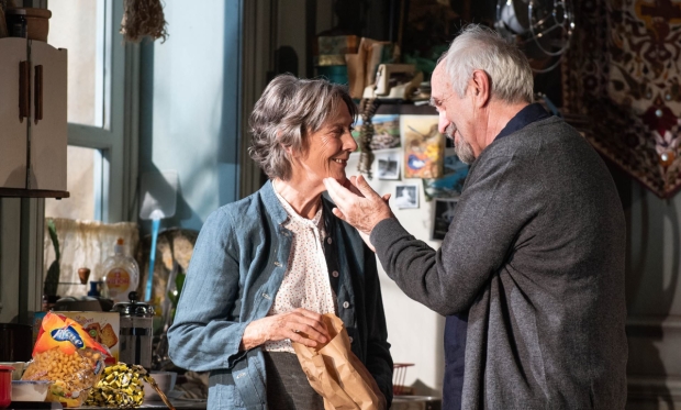 Eileen Atkins and Jonathan Pryce in The Height of the Storm.