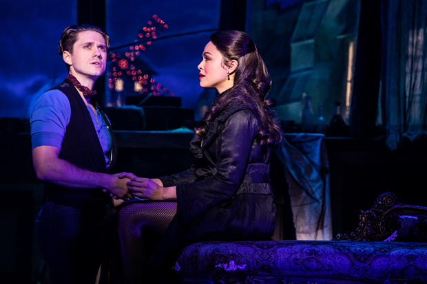 Aaron Tveit and Karen Olivo star in Moulin Rouge! The Musical.