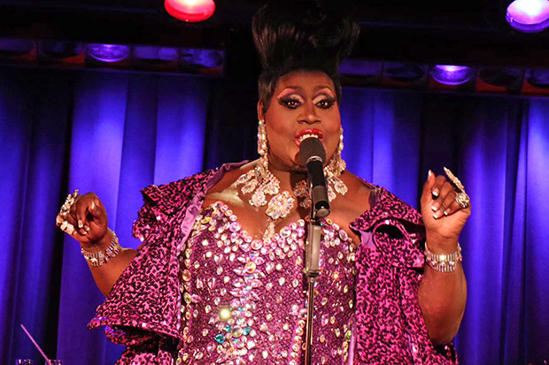 Latrice Royale stars in her cabaret show Here&#39;s to Life 2019 at the Laurie Beechman Theatre.