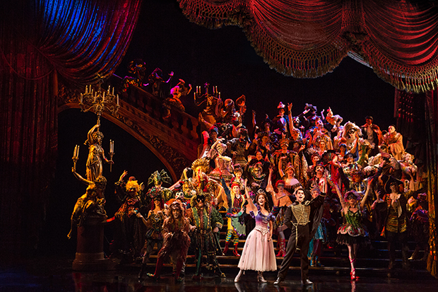 The cast of The Phantom of the Opera on Broadway performs &quot;Masquerade.&quot;