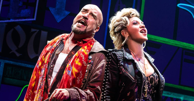 Eric Anderson and Orfeh in Pretty Woman at the Nederlander Theatre.