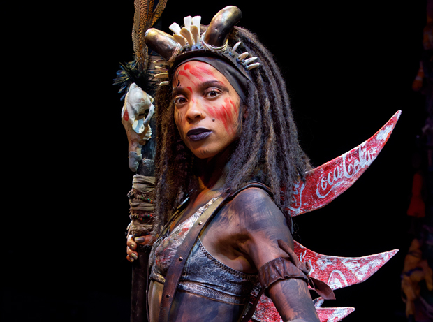 Tamyra Gray as Papa Ge in the 2017 Broadway revival of Once on This Island. She will reprise the role for the North American tour of the production.
