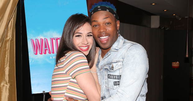Colleen Ballinger and Todrick Hall, the new Dawn and Ogie of Waitress.