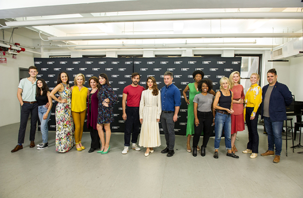 The cast of The Rose Tattoo, beginning performances September 19 at the American Airlines Theatre.