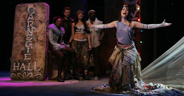 A scene from the original Broadway production of Brooklyn: the Musical.