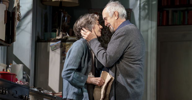 Eileen Atkins and Jonathan Pryce in The Height of the Storm.