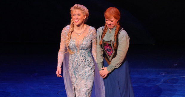 Caissie Levy and Patti Murin will take their final bows as Elsa and Anna in Disney&#39;s Frozen on Broadway this February. 