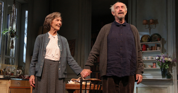 Eileen Atkins and Jonathan Pryce take their bow.