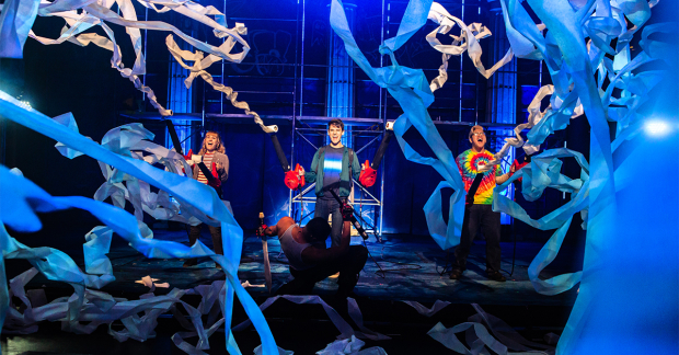 A scene from The Lightning Thief: The Percy Jackson Musical on Broadway.