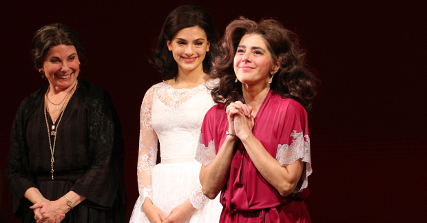 Marisa Tomei bows as The Rose Tattoo opens on Broadway.