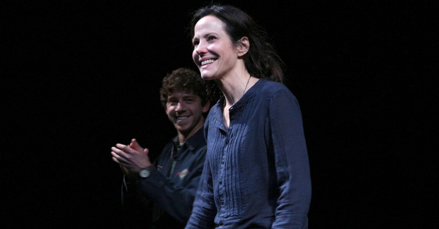Will Hochman and Mary-Louise Parker during curtain call.
