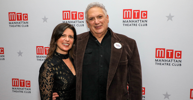 Director Kimberly Senior and playwright/star Harvey Fierstein at the opening of Bella Bella.