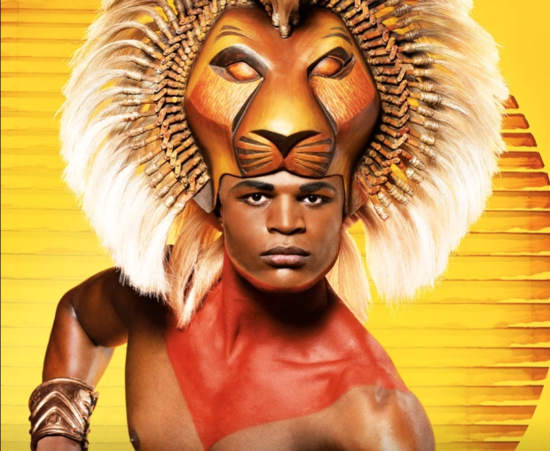 Andile Gumbi in a promotional image for The Lion King.
