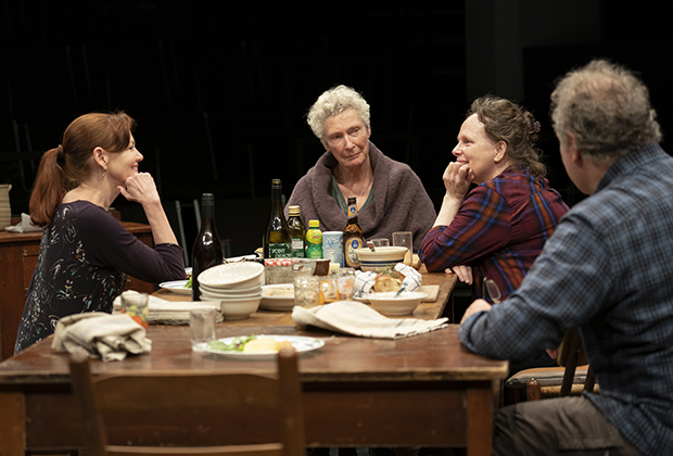 Haviland Morris, Brenda Wehle, Maryann Plunkett, and Jay O. Sanders in The Michaels, written and directed by Richard Nelson.